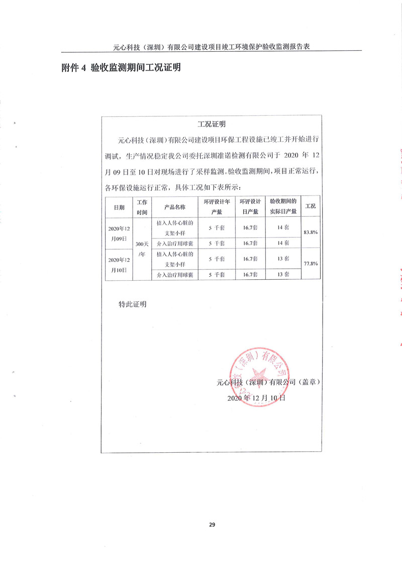 元心科技(深圳)有限公司竣工驗收報告表(圖33) 元心科技(深圳)有限公司竣工驗收報告表(圖33)