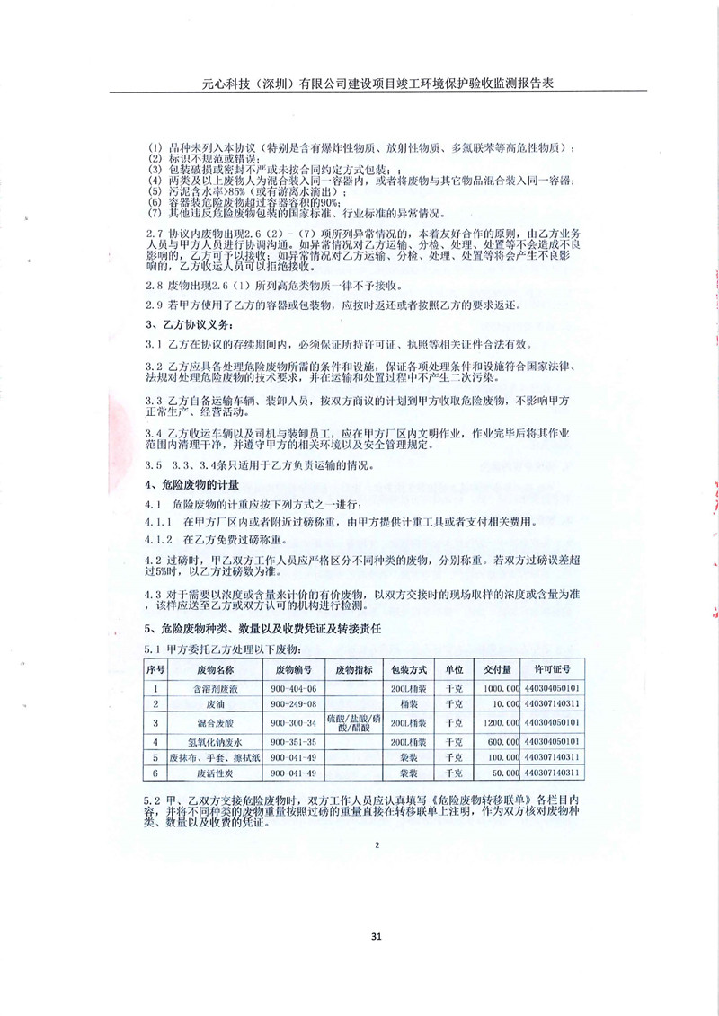 元心科技(深圳)有限公司竣工驗收報告表(圖35) 元心科技(深圳)有限公司竣工驗收報告表(圖35)