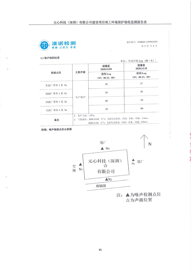 元心科技(深圳)有限公司竣工驗收報告表(圖45) 元心科技(深圳)有限公司竣工驗收報告表(圖45)
