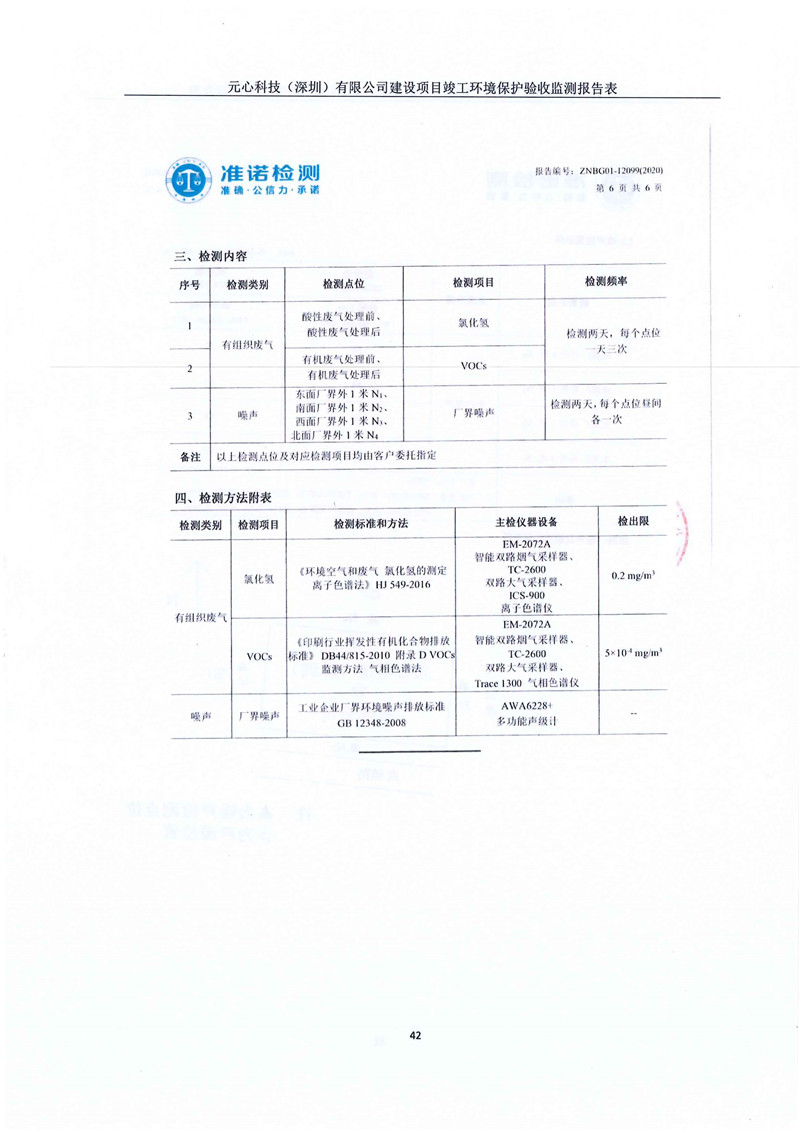 元心科技(深圳)有限公司竣工驗收報告表(圖46) 元心科技(深圳)有限公司竣工驗收報告表(圖46)